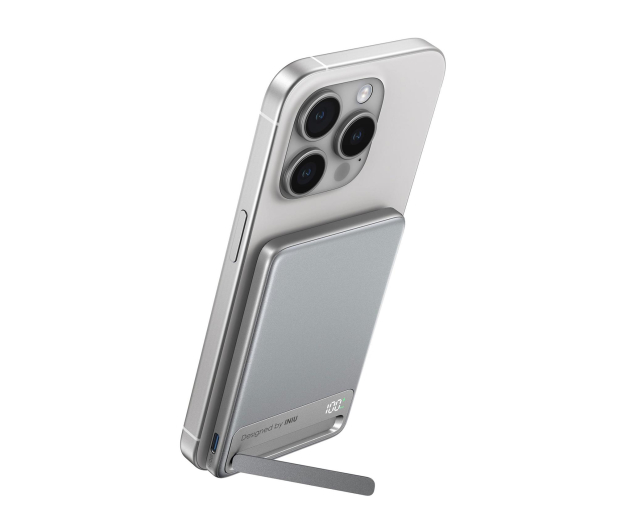 INIU MagPro Slim 5000mAh + kabel USB-C Silver - 1371568 - zdjęcie 3